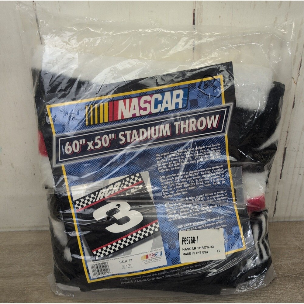 Dale Earnhardt #3 Blanket Richard Childress Racing USA 60"X50" NASCAR New